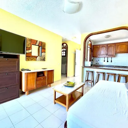 Lägenhet Apartamento Con Wifi Gratis En Recepcion, Piscina Y Increible Vistas, Tenerife Sur Costa Adeje (Tenerife)