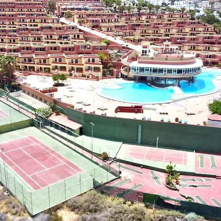 Apartamento Con Wifi Gratis En Recepcion, Piscina Y Increible Vistas, Tenerife Sur Lägenhet *