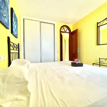 Apartamento Con Wifi Gratis En Recepcion, Piscina Y Increible Vistas, Tenerife Sur Lägenhet *