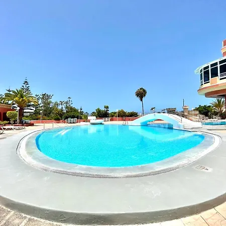Apartamento Con Wifi Gratis En Recepcion, Piscina Y Increible Vistas, Tenerife Sur Lägenhet