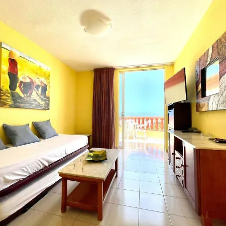 Lägenhet Apartamento Con Wifi Gratis En Recepcion, Piscina Y Increible Vistas, Tenerife Sur