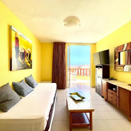 Apartamento Con Wifi Gratis En Recepcion, Piscina Y Increible Vistas, Tenerife Sur Apartmán *